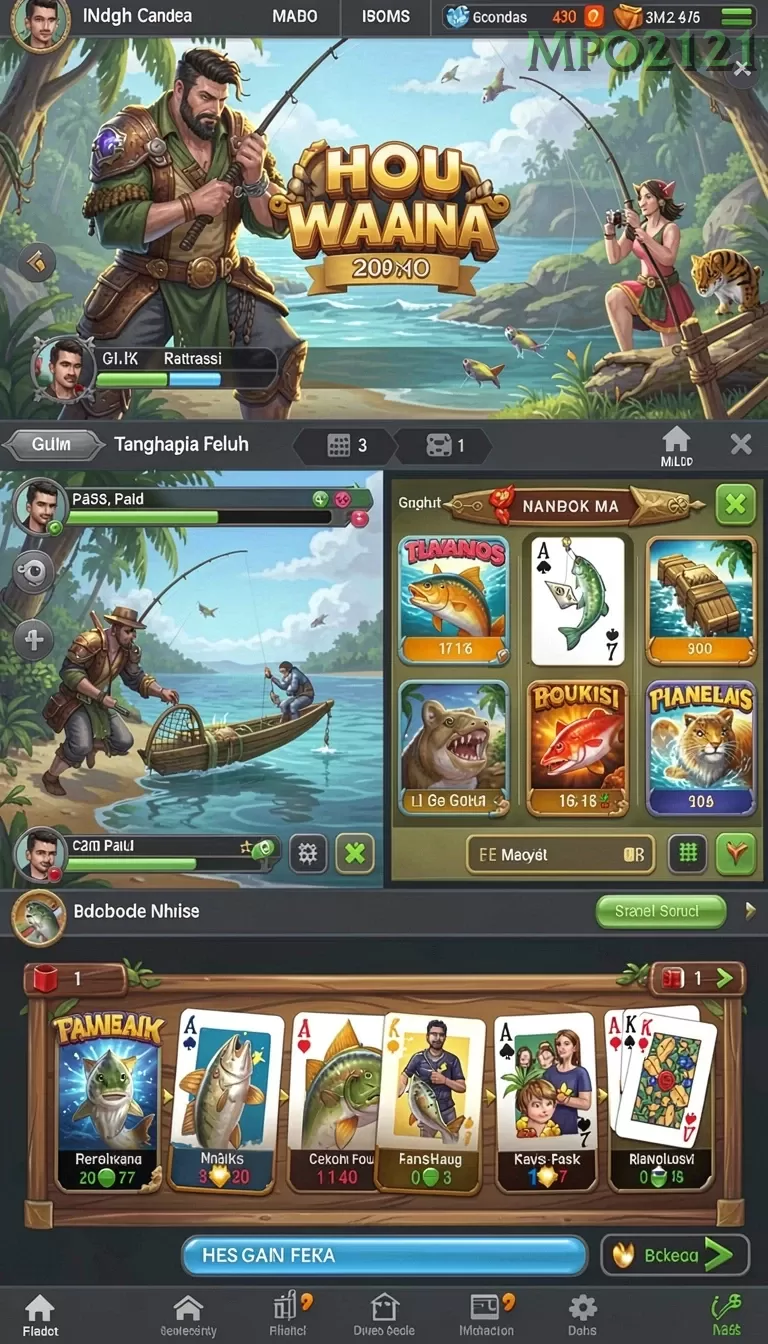 Cuplikan layar RINDUSLOT — menu navigasi