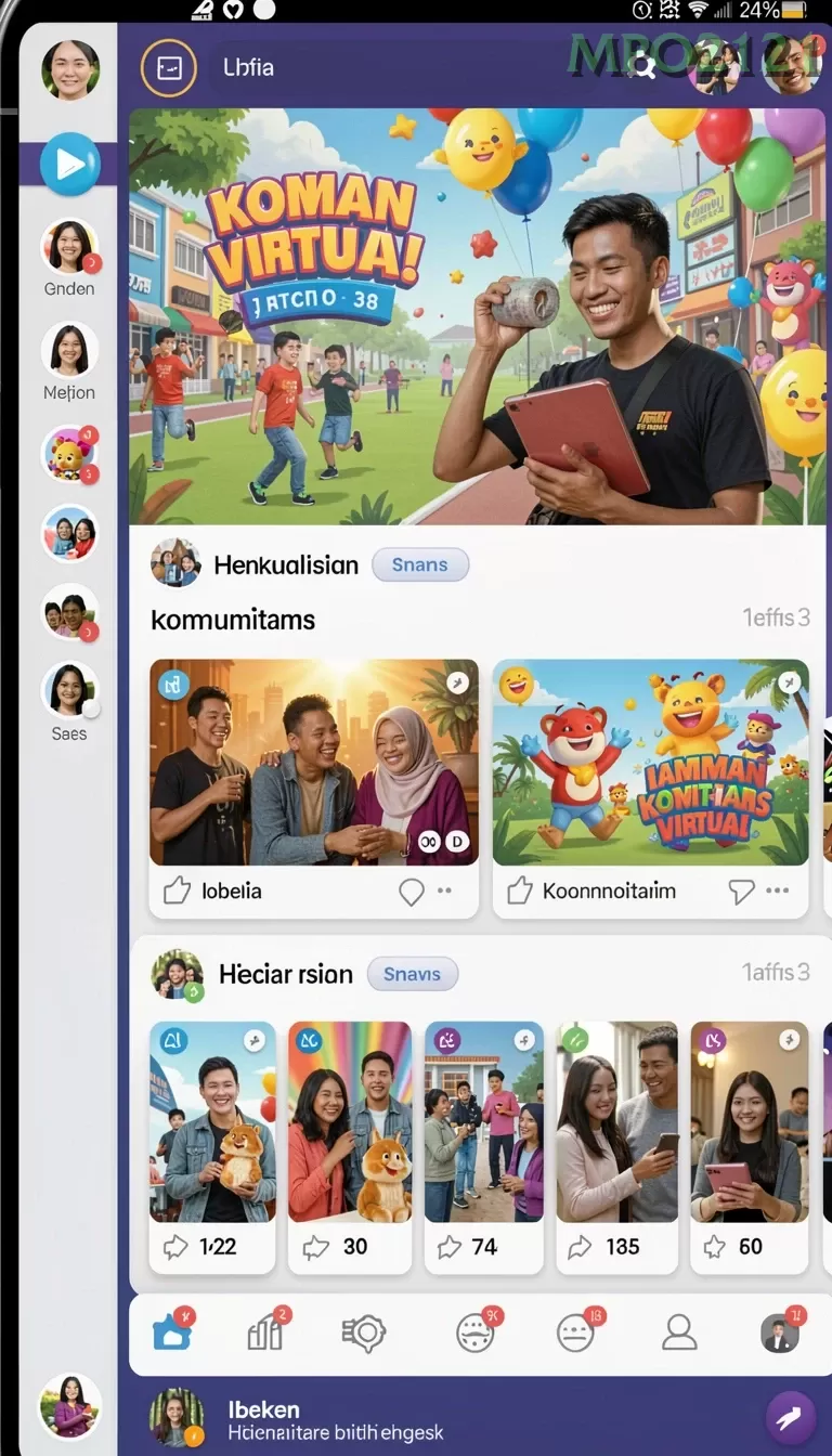 Cuplikan layar RAJAJP188 — menu navigasi