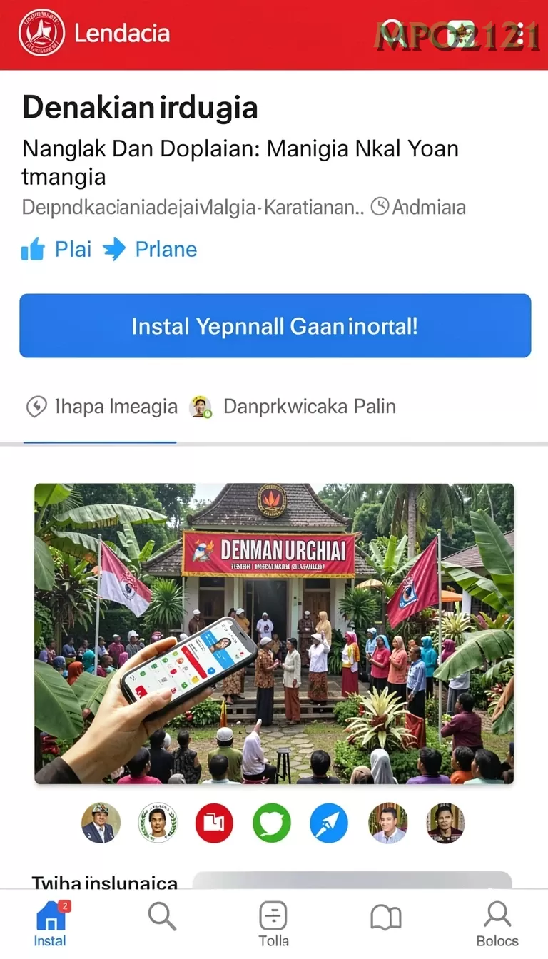 Cuplikan layar RINDUSLOT — halaman utama